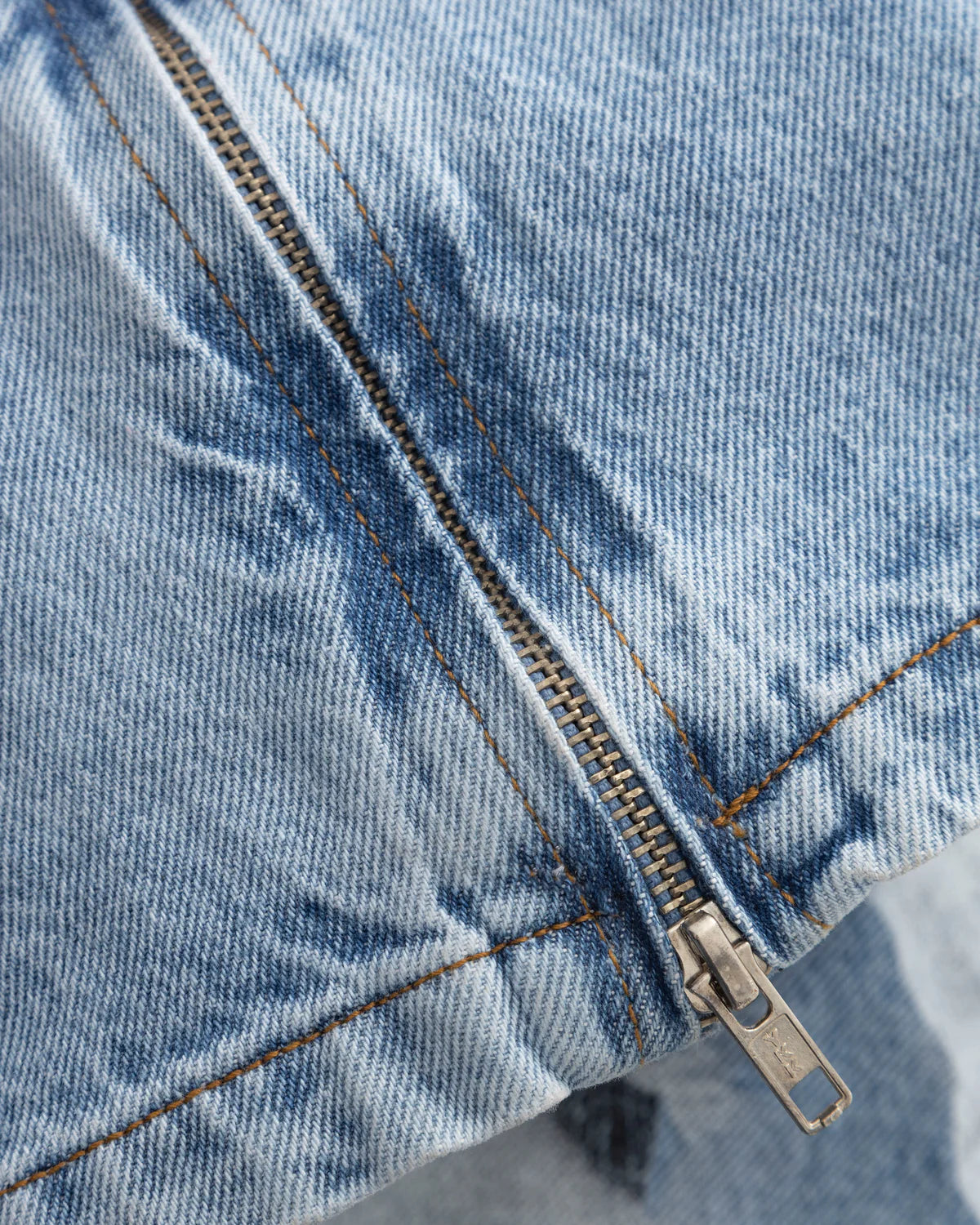 Gratia Plena Mary Regular Zip Jean Washed