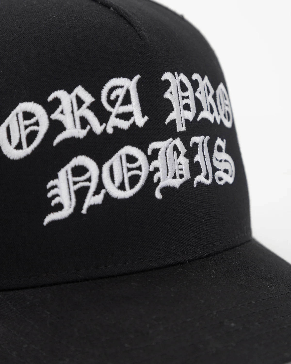 GRATIA PLENA FLOWERS HIGH CROWN CAP BLACK