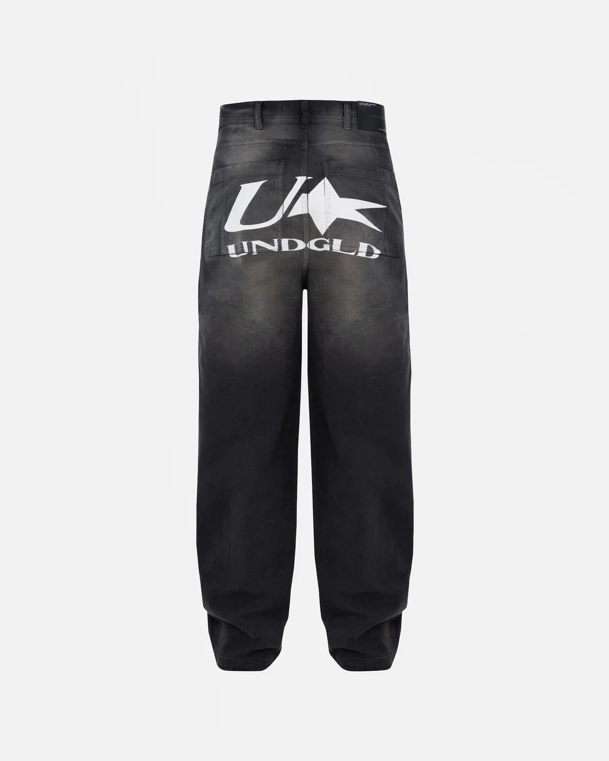 AGNUS DEI U STAR WIDE JEAN DIRTY BLACK