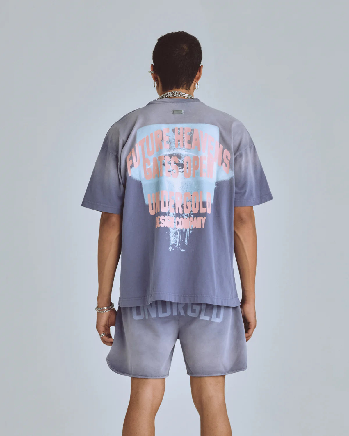 AGNUS DEI FUTURE HEAVENS TSHIRT FADED PURPLE