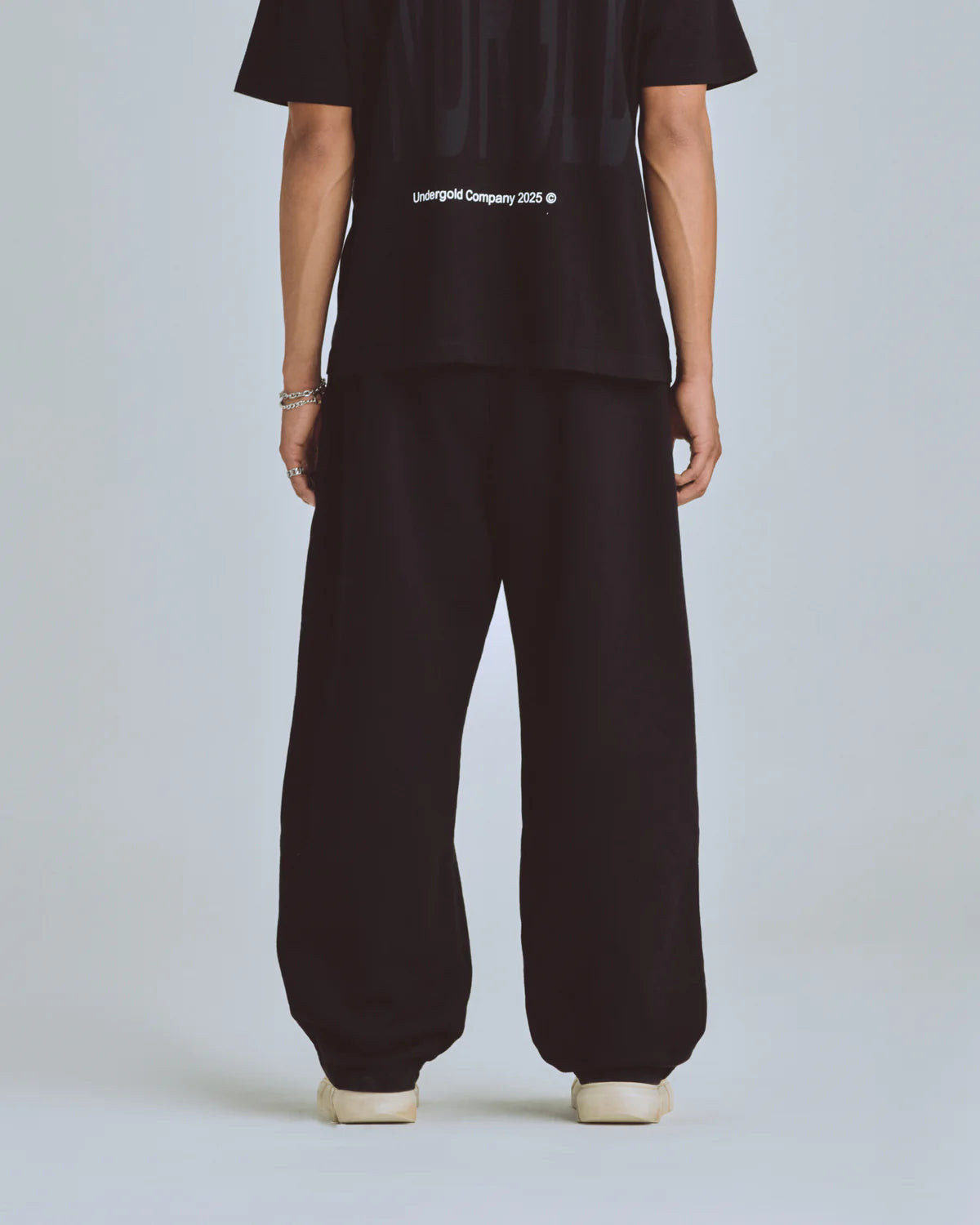 AGNUS DEI U STAR STRAIGHTPANTS BLACK