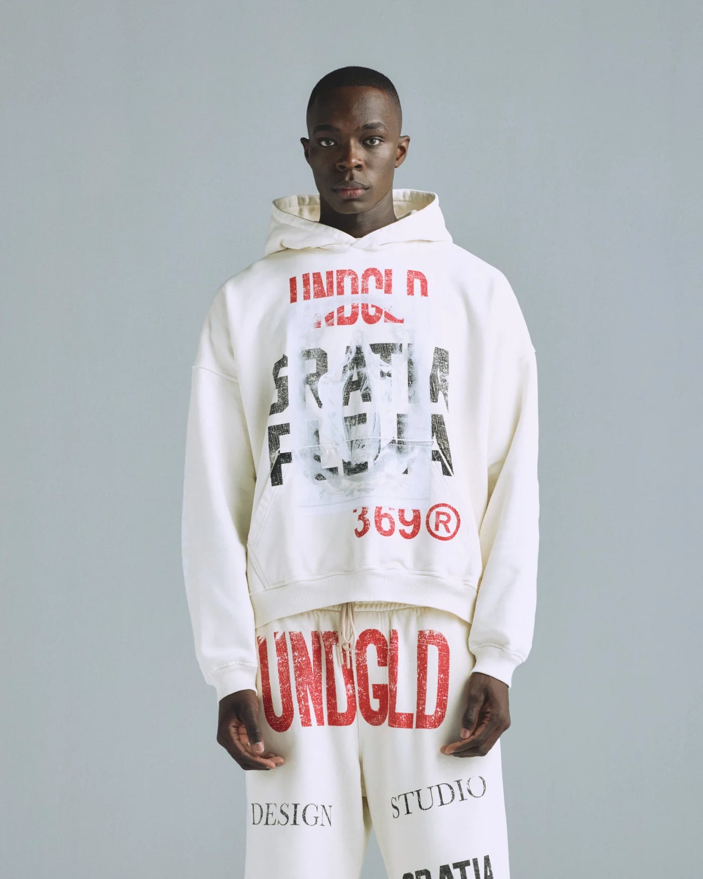Gratia Plena Mary Hoodie Cream