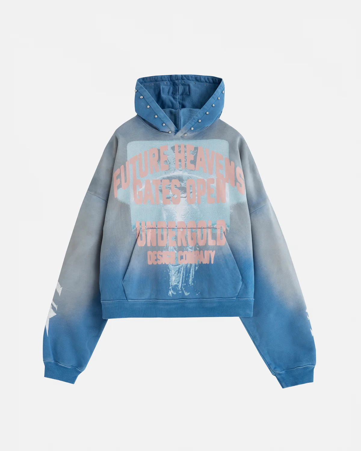 AGNUS DEI FUTURE HEAVENS HOODIE STORM BLUE