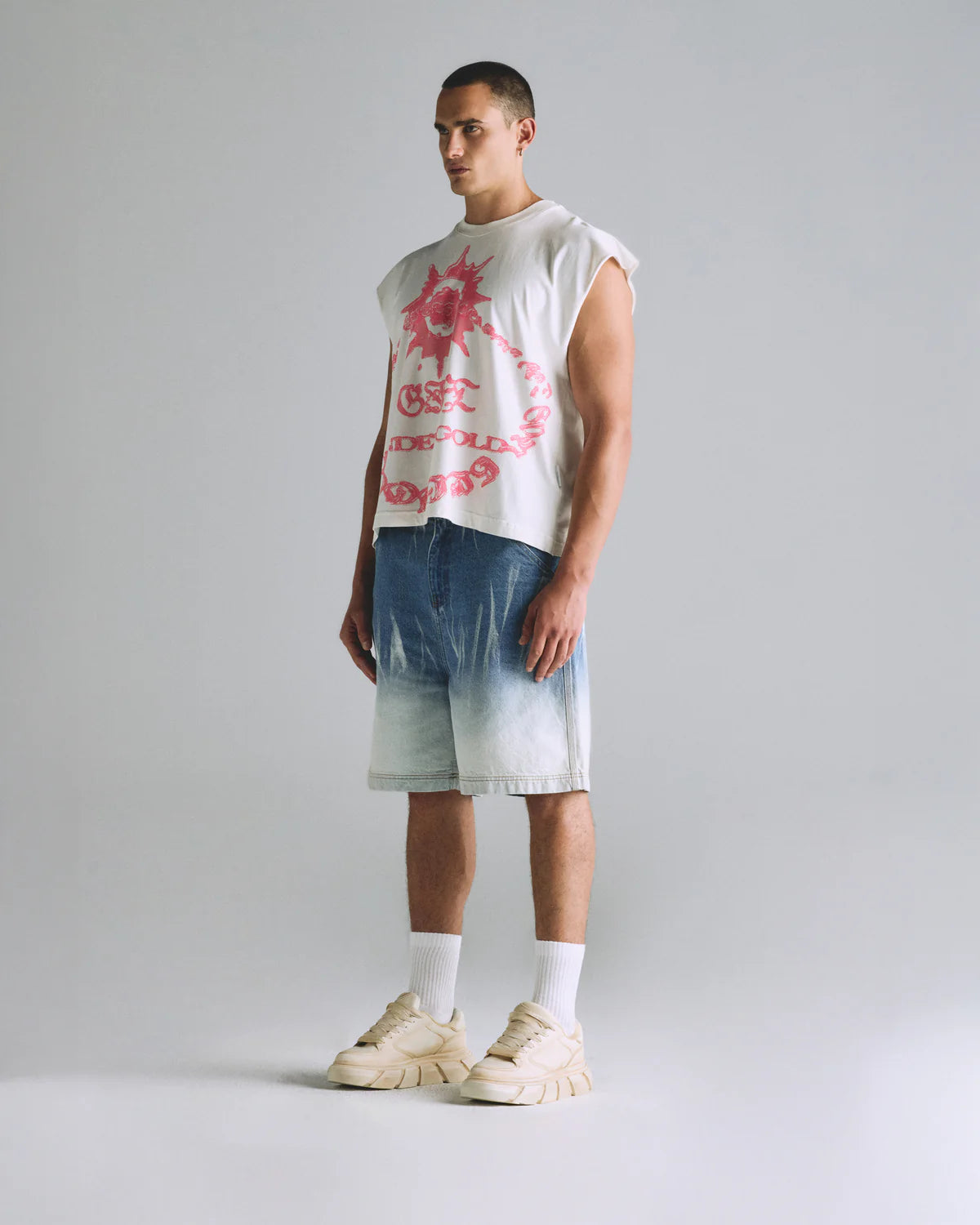 HELIOS UNDGLD SHORT BLEACHED BLUE