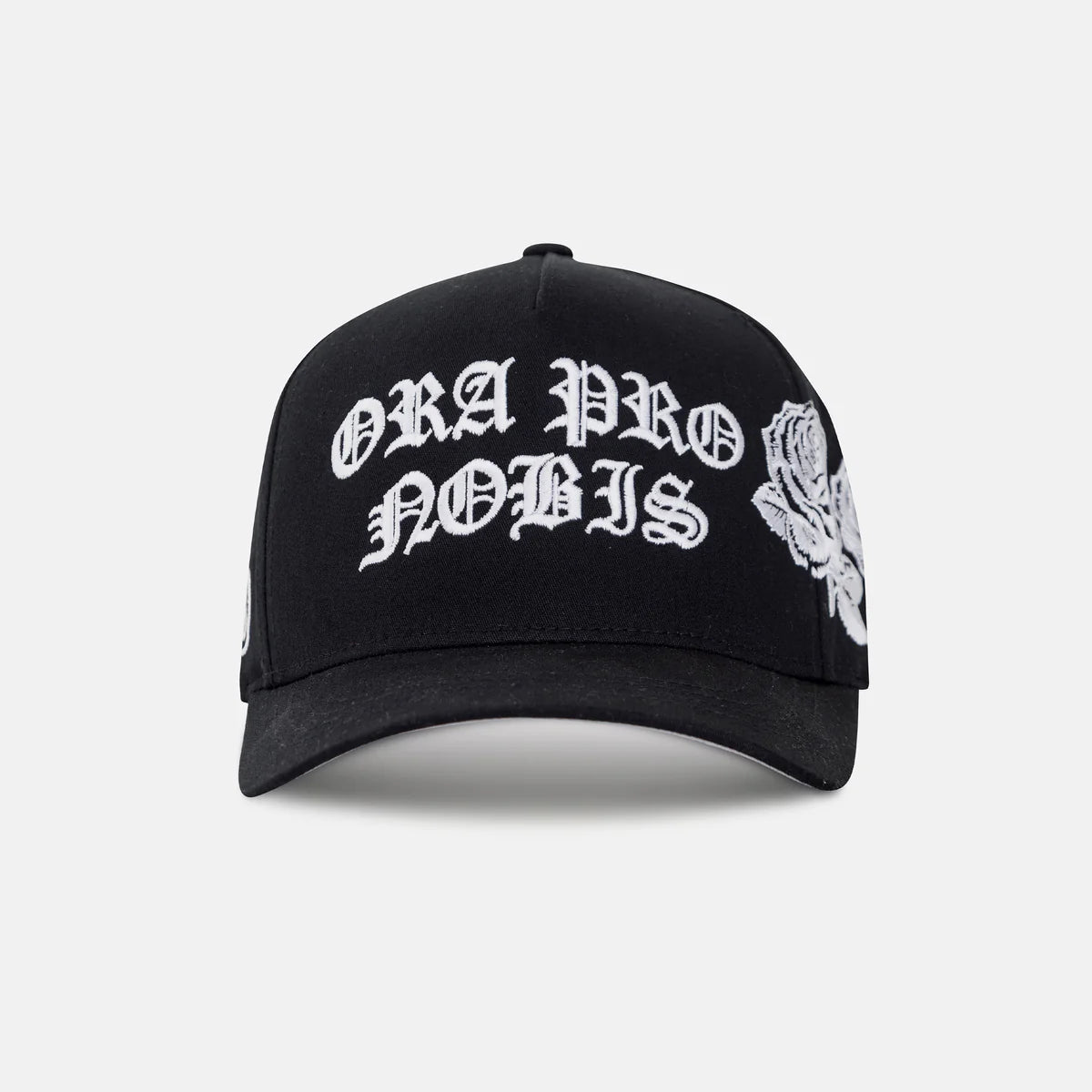 GRATIA PLENA FLOWERS HIGH CROWN CAP BLACK