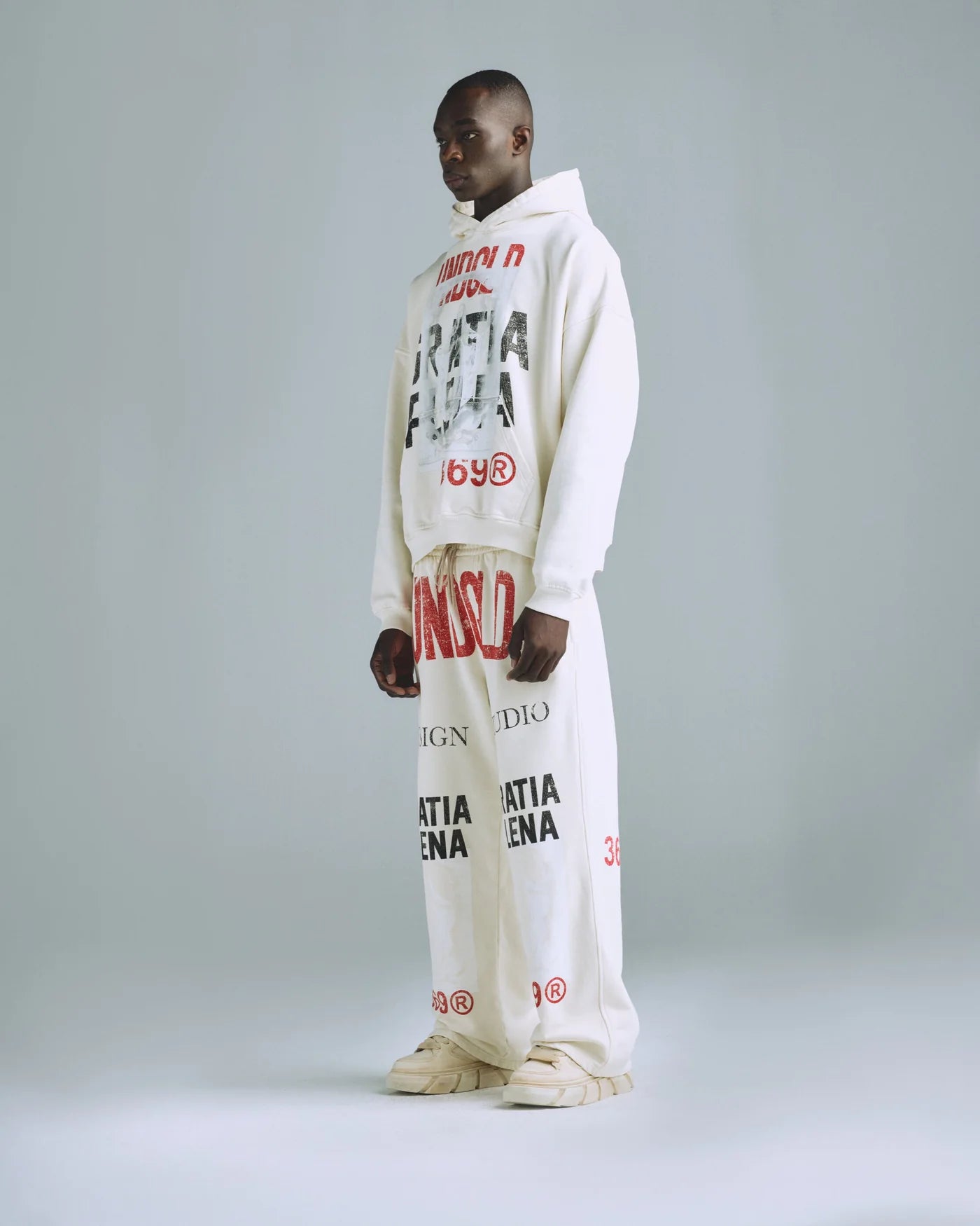 Gratia Plena Mary Hoodie Cream