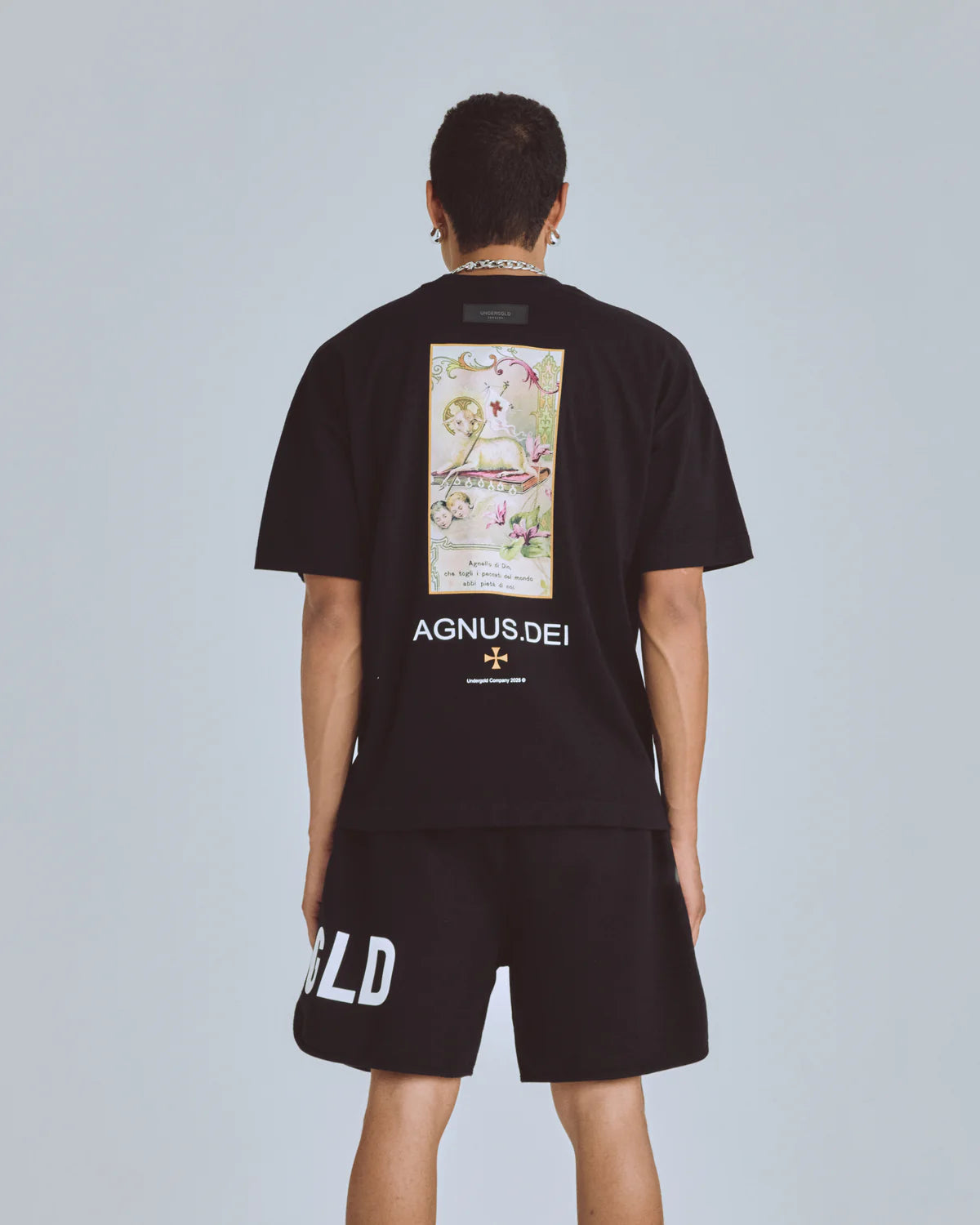 AGNUS DEI SHEEP TSHIRT BLACK
