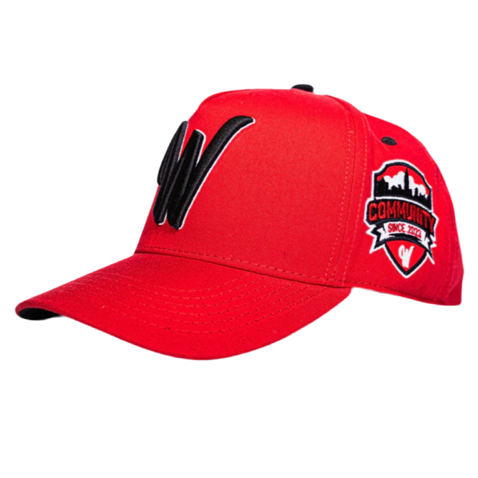 W MERCH | BASEBALL W PREMIUM RED