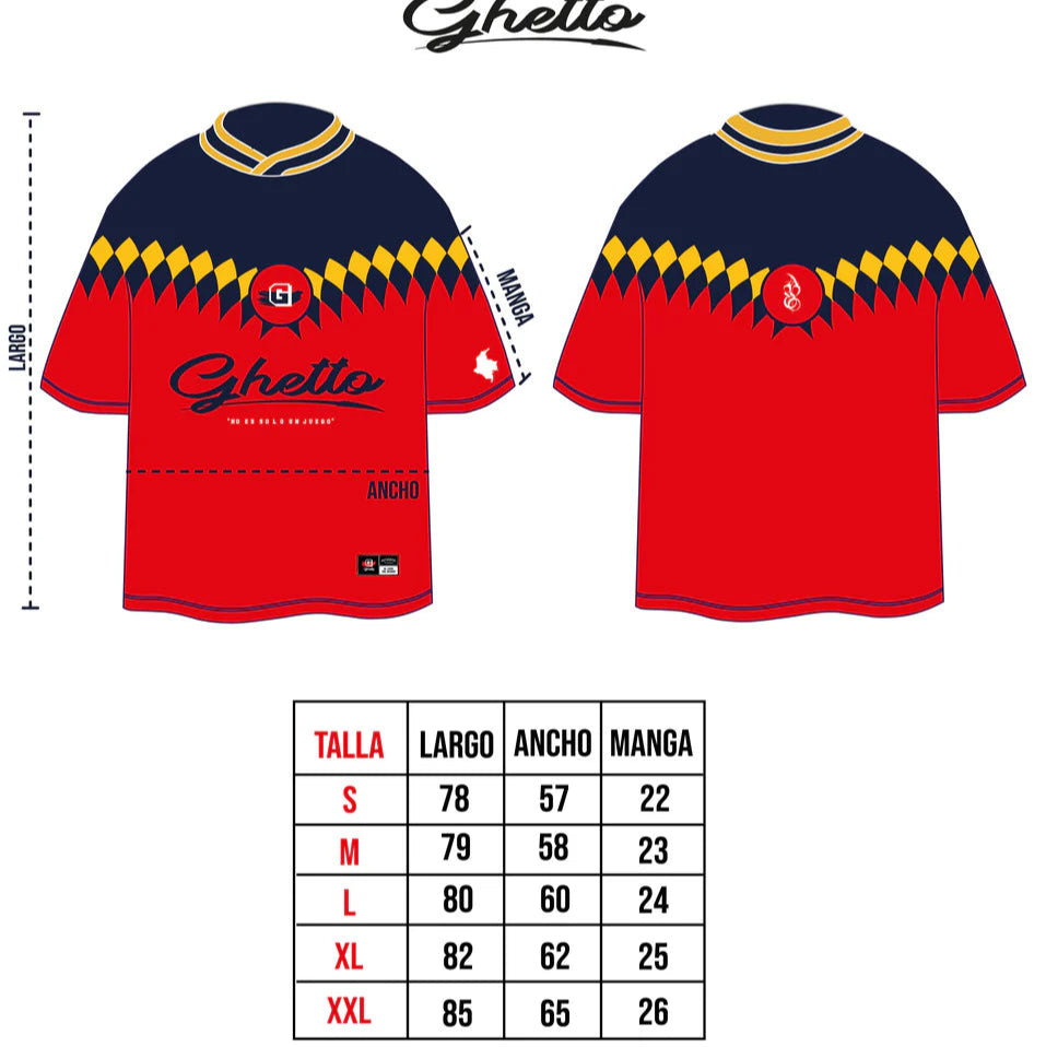 CAMISETA SELECCIÓN GHETTO - COLOMBIA