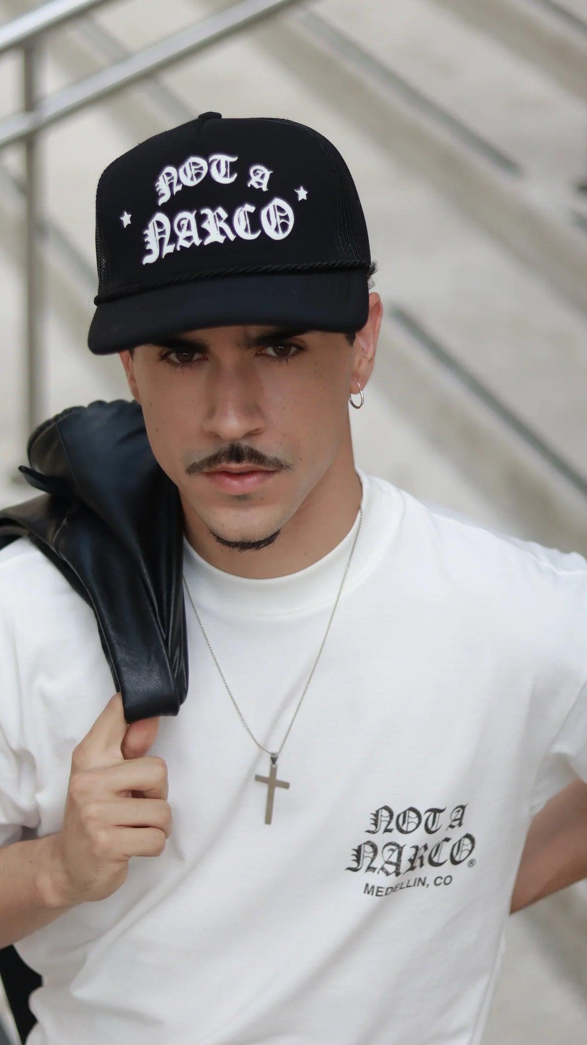 NOT A NARCO™ SOUVENIR BLACK/WHITE CAP