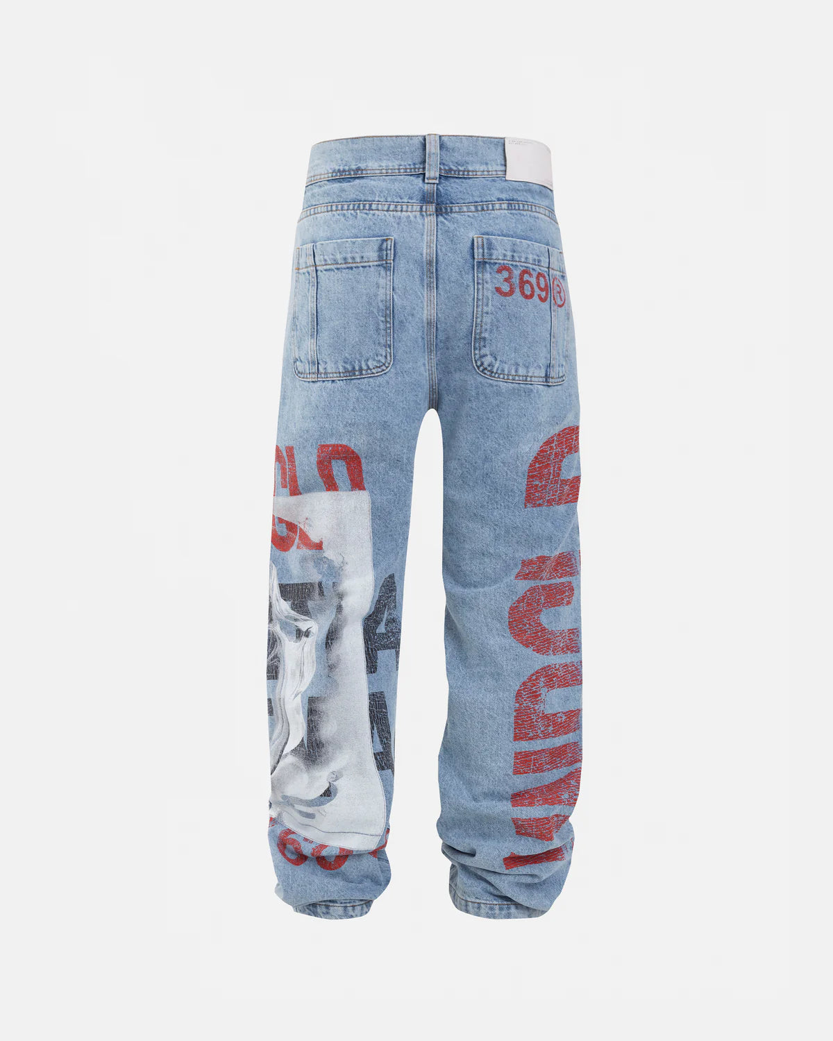Gratia Plena Mary Regular Zip Jean Washed