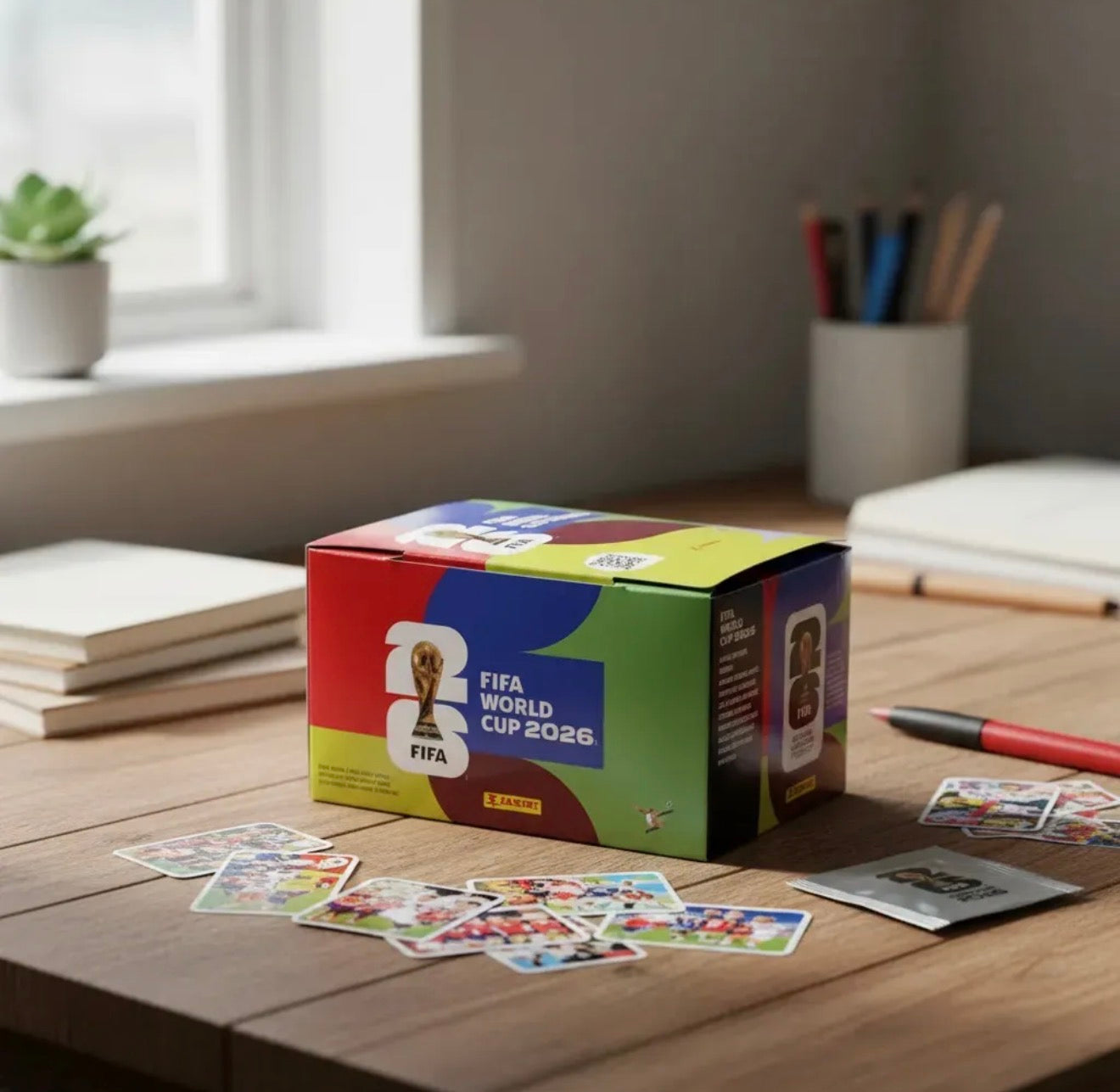 Caja x104 Sobres Panini Copa Mundial De La Fifa 2026