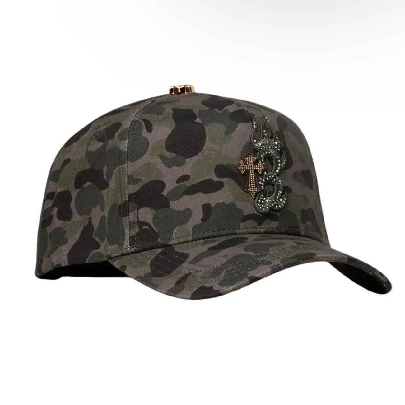 BARBAS HATS | B CROSS CAMO FRIENDS AND FAMILY
