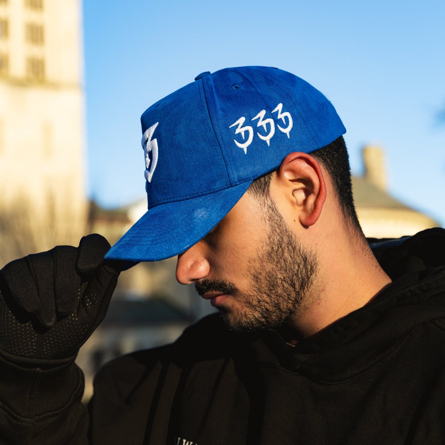 BLESSD 333 AZUL GAMUZA