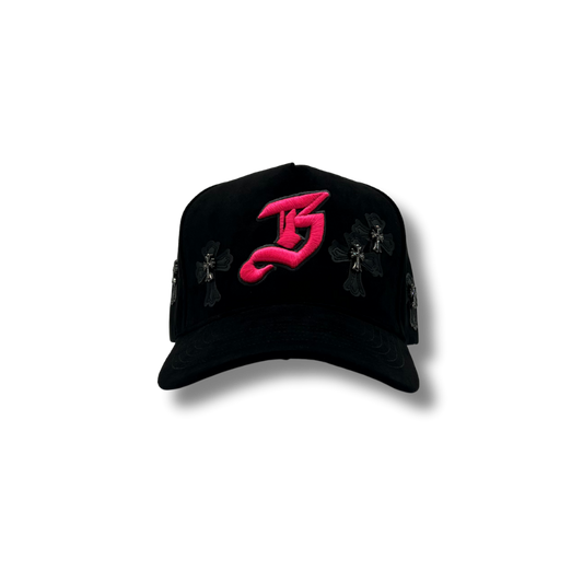 BLESSD MERCH | CROSS PINK “B” HAT