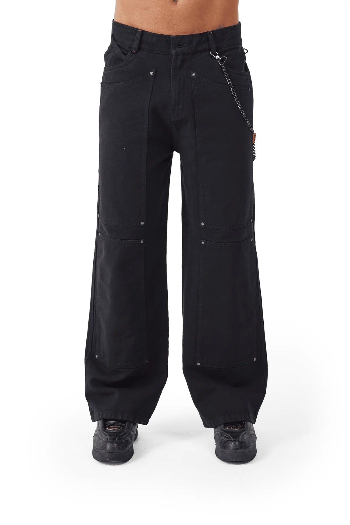 CLEMONT | GOLD BLACK MEN'S TROUSERS