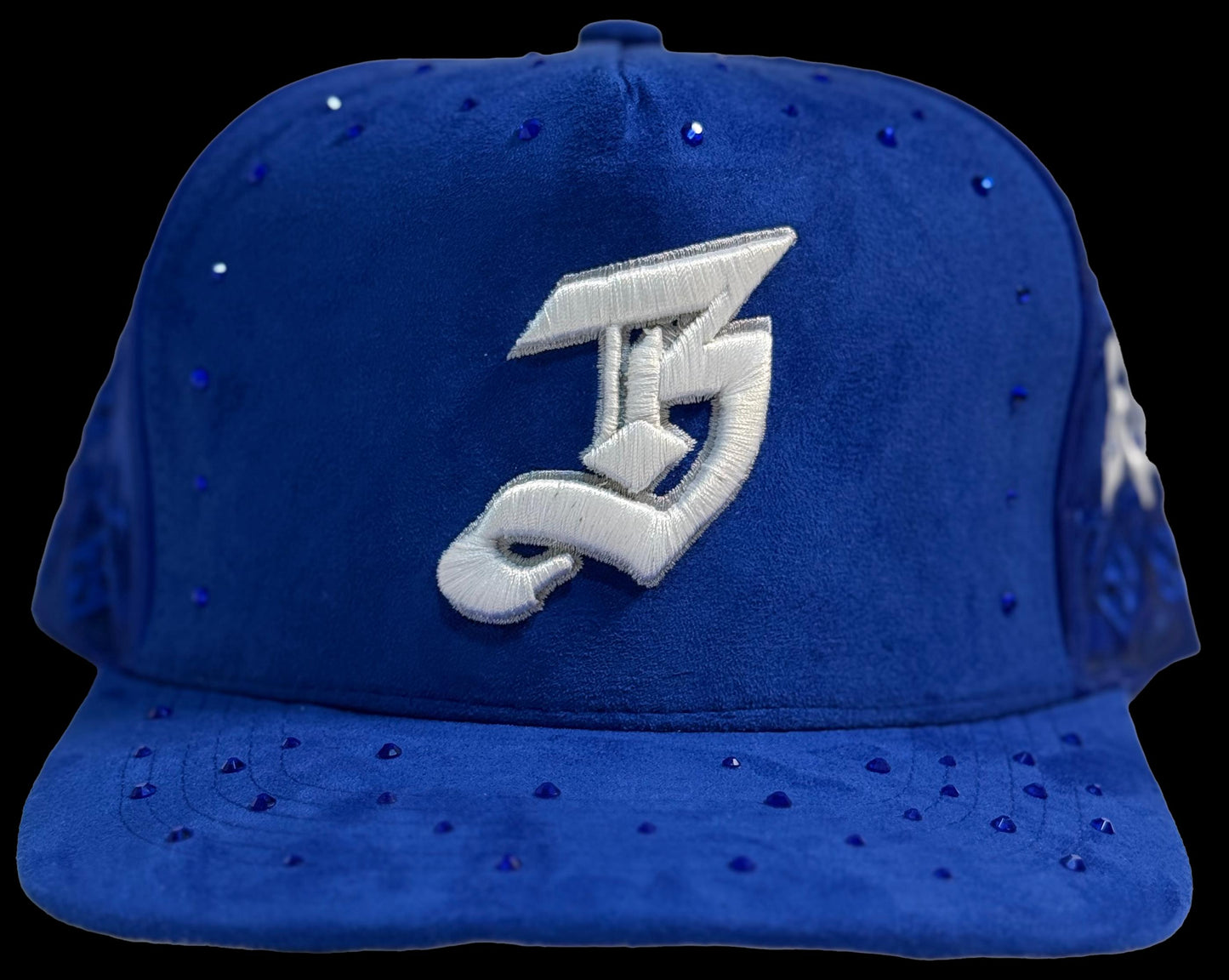 BLESSD MERCH | BLUE JEWELED “B” HAT