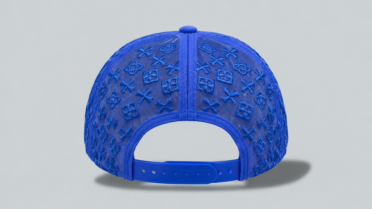 BLESSD MERCH | BLUE JEWELED “B” HAT