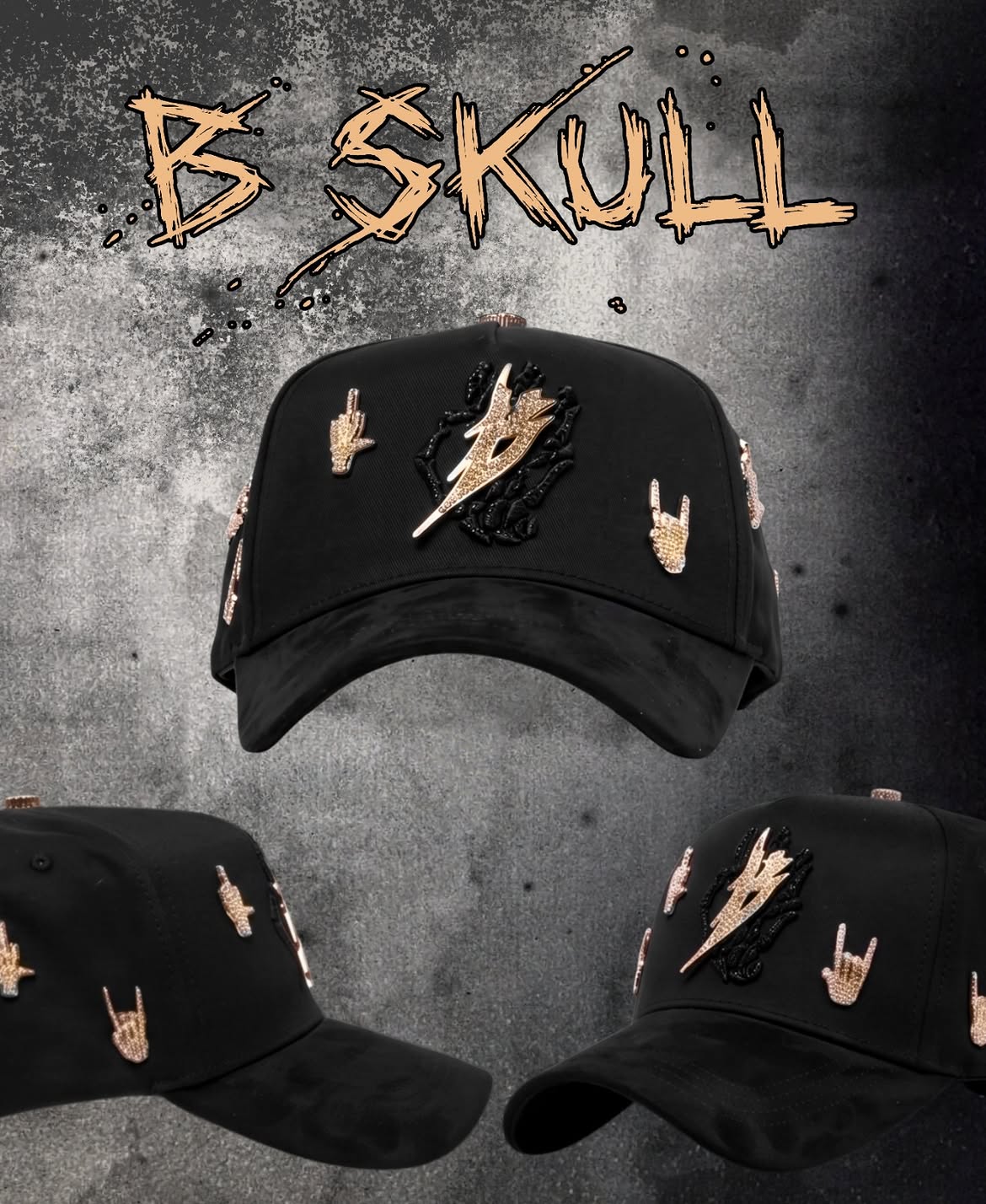 BARBAS HATS | B SKULL