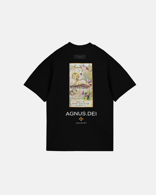 AGNUS DEI SHEEP TSHIRT BLACK