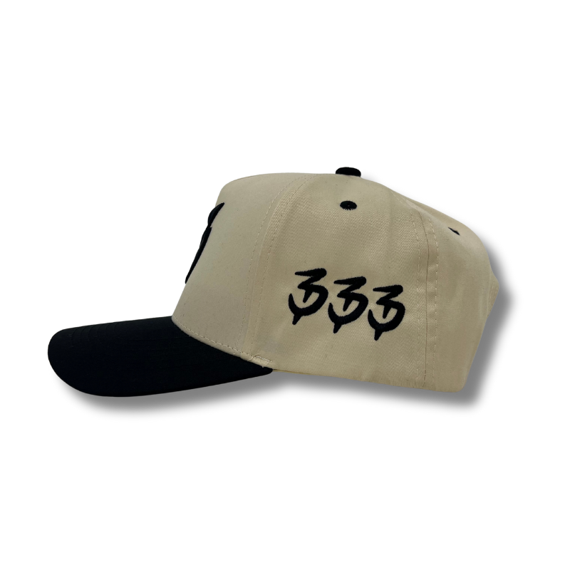 BLESSD MERCH | 333 BEIGE/NEGRO