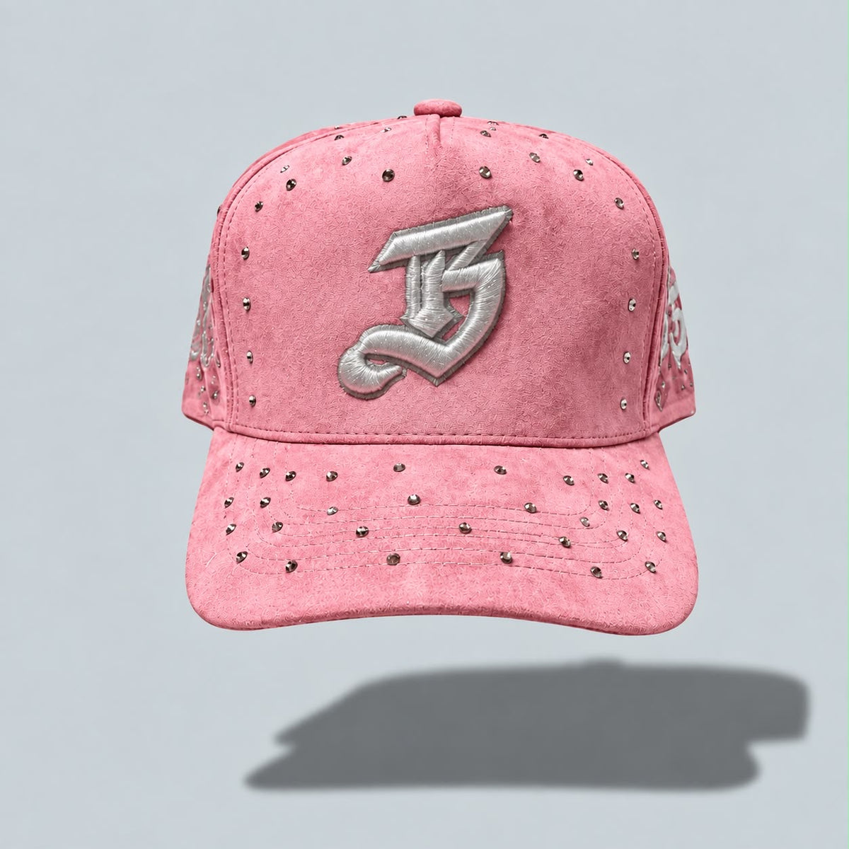 BLESSD MERCH | PINK JEWELED “B” HAT