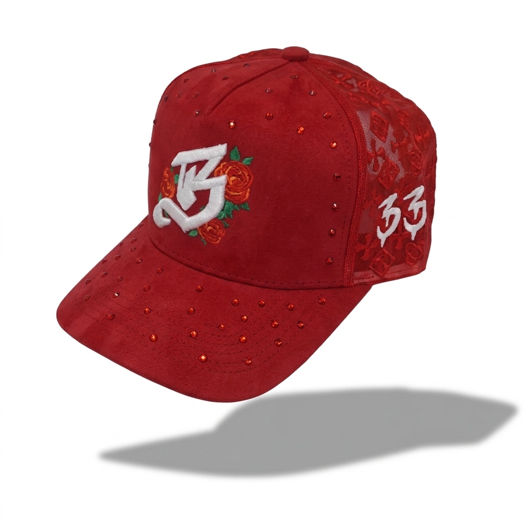 BLESSD MERCH | RED ROSE JEWELED