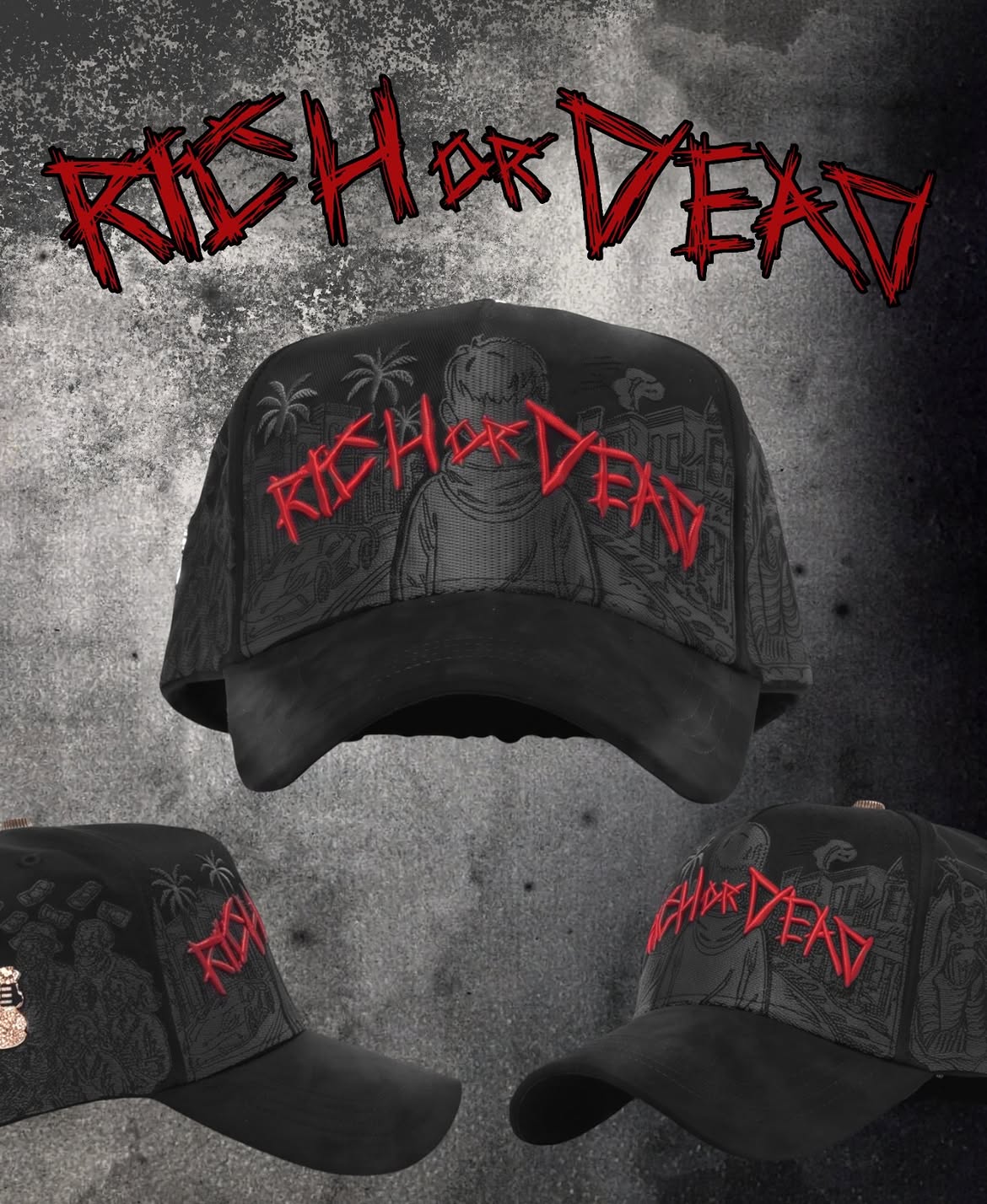 BARBAS HATS | RICH OR DEAD