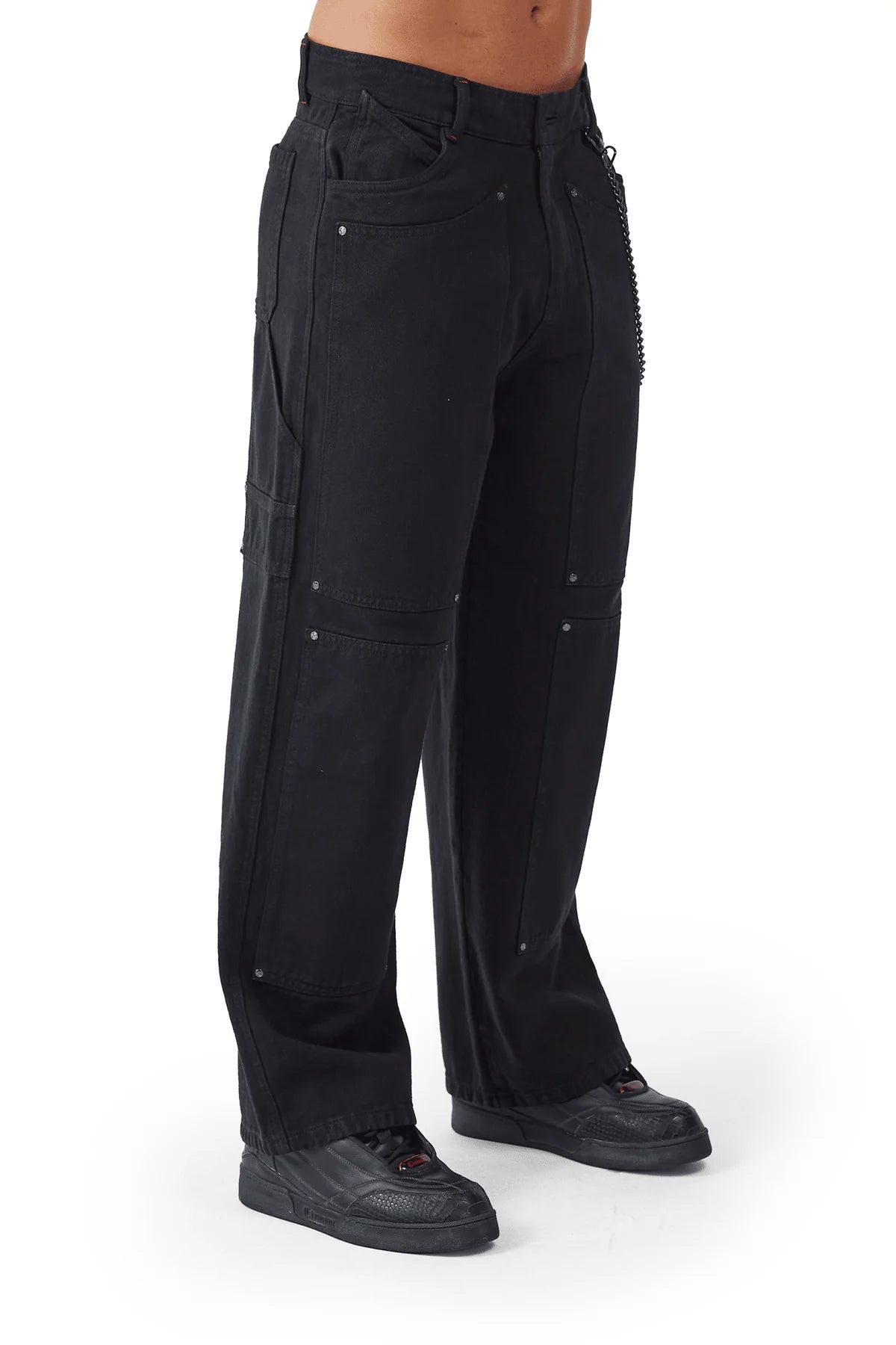 CLEMONT | GOLD BLACK MEN'S TROUSERS